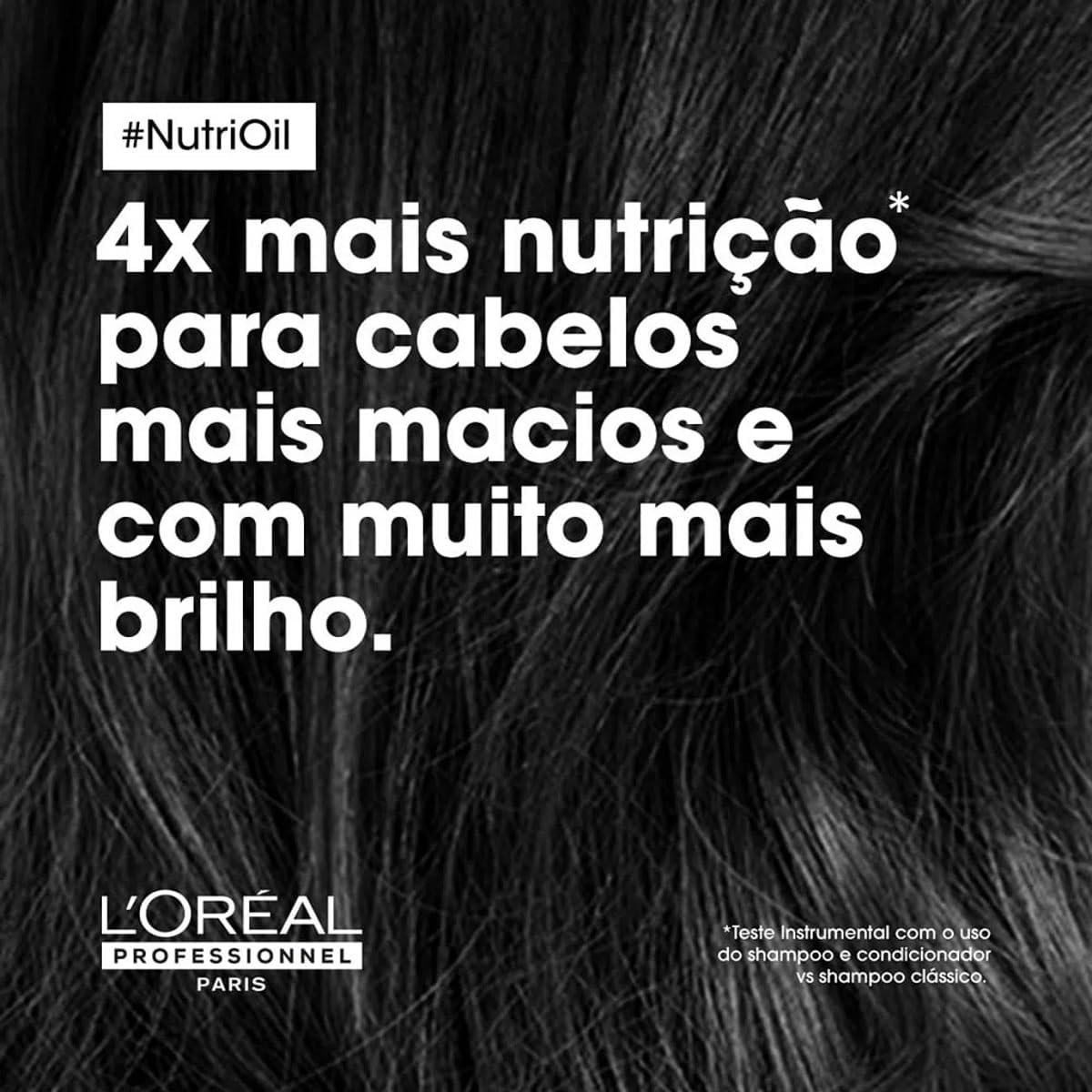 Ajuda a reforçar claims como nutrição, brilho, maciez e indicação para cabelos secos.