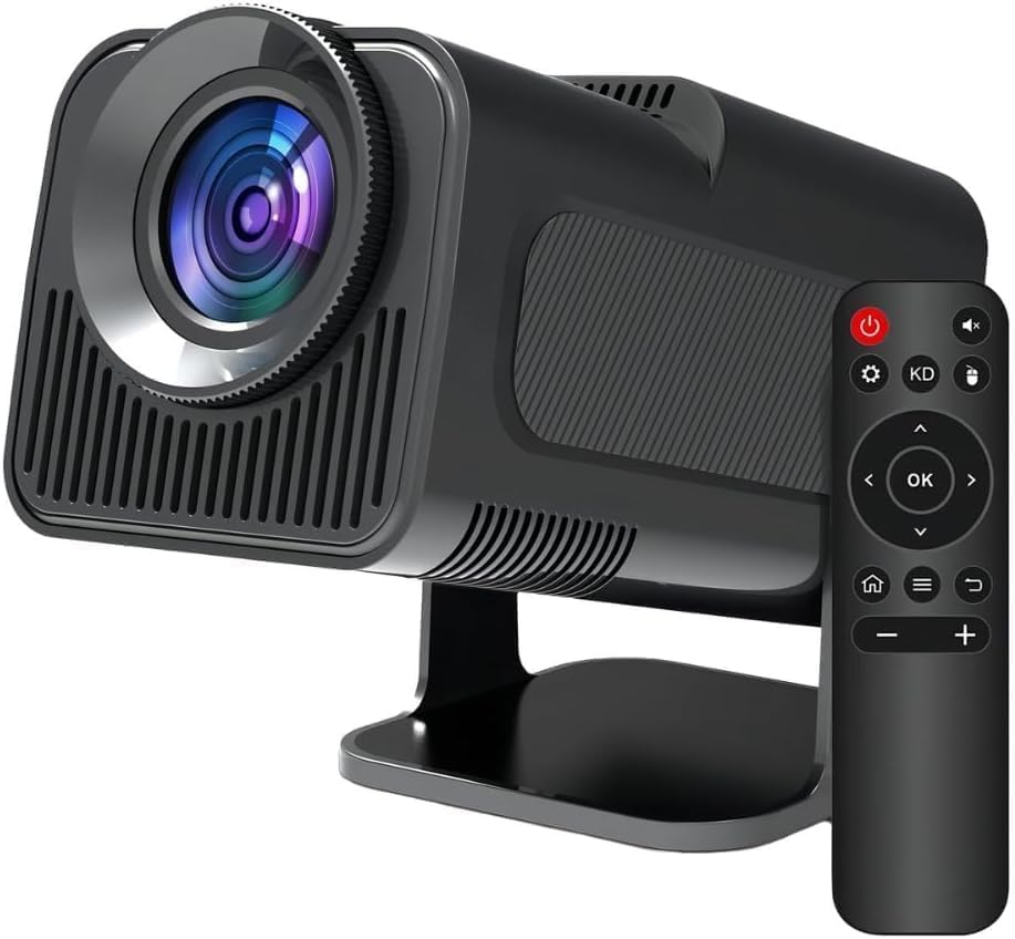 Projetor Portatil Mini 5G Wi-Fi 6 Bluetooth 5.0 Android 11 Projetor 4K 1080 Full Hd Suporte 12000 Lumens para Celular LED Auto Correção Horizontal 180° Linha Premium