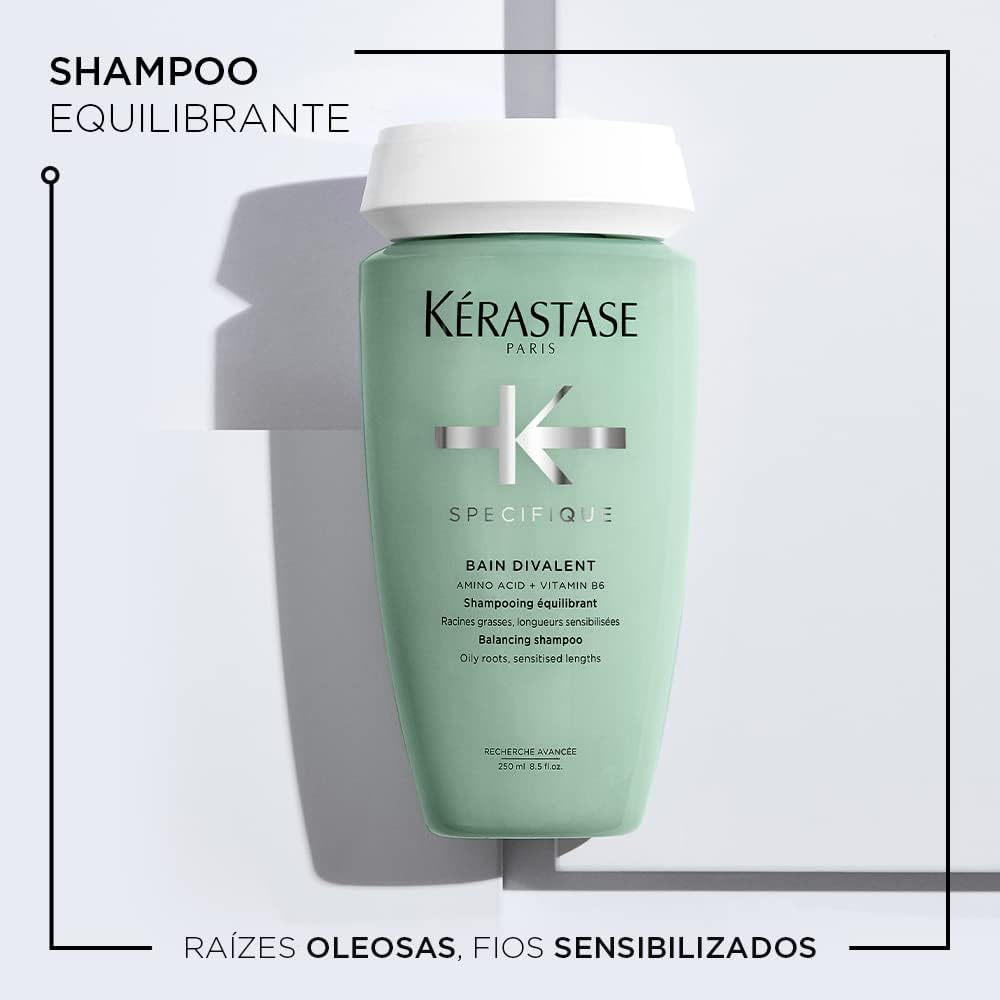 Destaca a linha Bain Divalent e a leitura da embalagem para confirmar o produto correto.