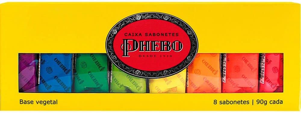 Kit Sabonete, Phebo, Amarelo, 720G