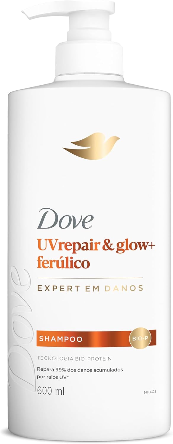 Dove Shampoo Uv Repair & Glow + Ferúlico 600Ml