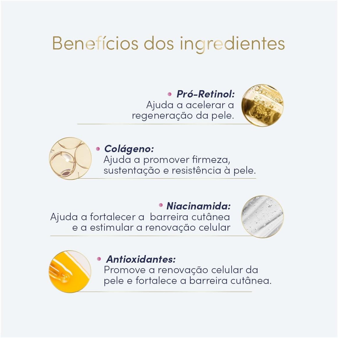 Ajuda a reforçar a identidade visual do produto e possíveis claims de tratamento corporal.