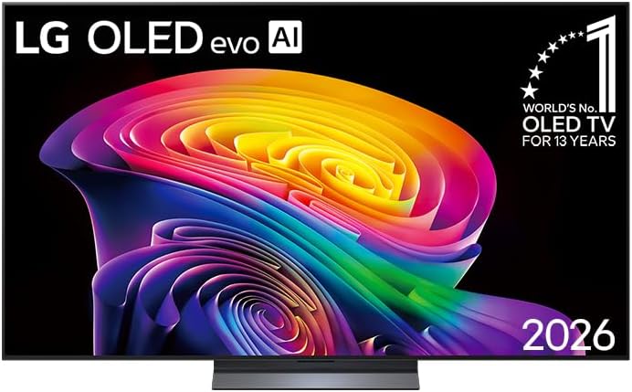 Ajuda a vender a proposta geral do produto: tela grande, acabamento sofisticado e presença de OLED premium.
