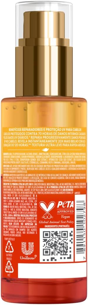 Destaca informações de rotulagem que ajudam na identificação da promessa principal do sérum.