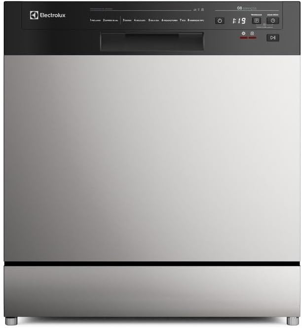 Electrolux Lava-Louça Electrolux 8 Serviços Inox com Programa Lava & Seca 50 Min (Ls08E) 127V