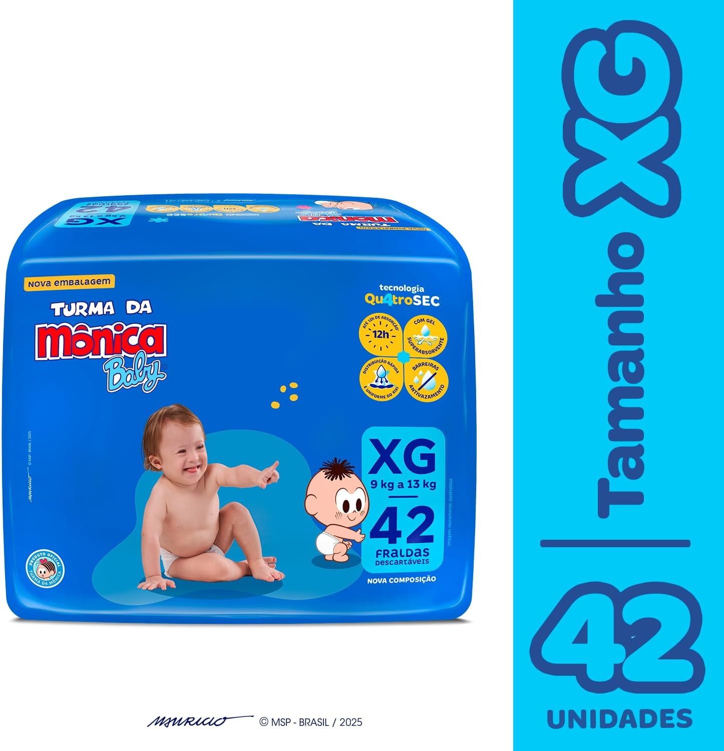 Evidencia os diferenciais prometidos, como absorção, proteção e ajuste.