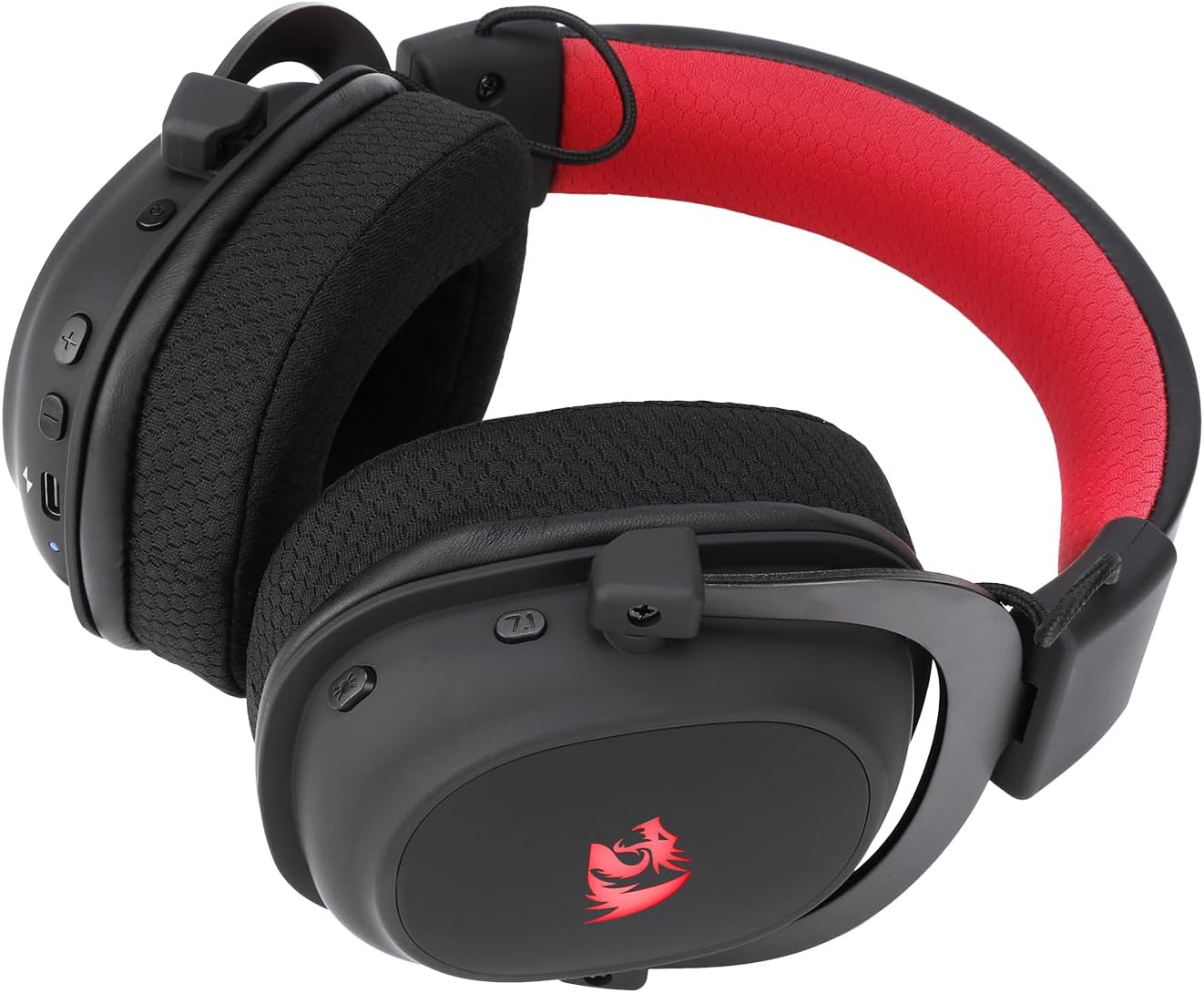 Evidencia material, conforto e acabamento dos earcups.