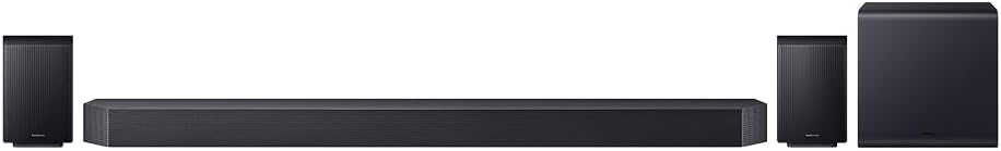 Soundbar Samsung Hw-Q990H, com 11.1.4 Canais, Dolby Atmos® sem Fio, Sincronia Sonora e Alexa Integrada