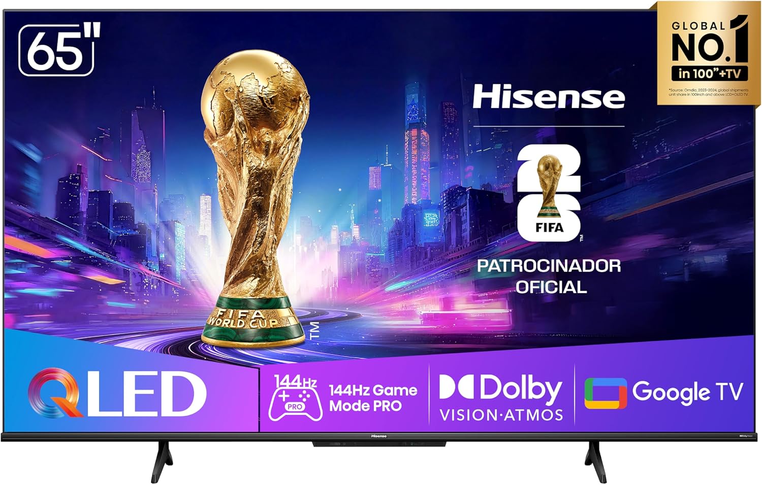 Hisense Smart Tv Uhd 4K Hi-Qled 65" Polegadas 65Q7Qg