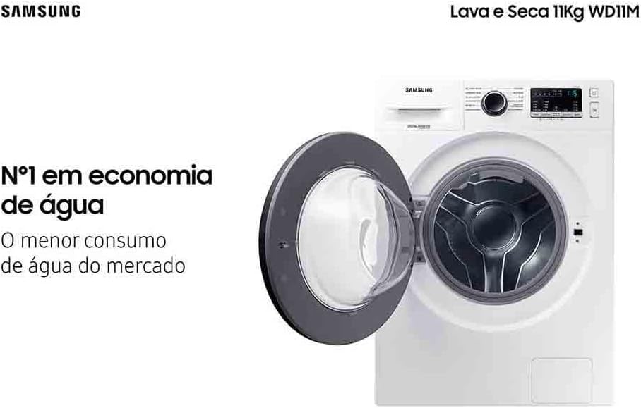 Ajuda a perceber dimensões e encaixe do produto em lavanderias menores ou áreas planejadas.