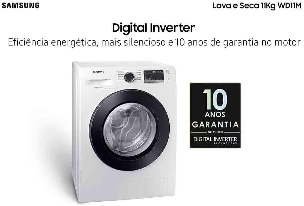 Mostra como a lava e seca se integra ao espaço real da casa e ao fluxo de uso cotidiano.
