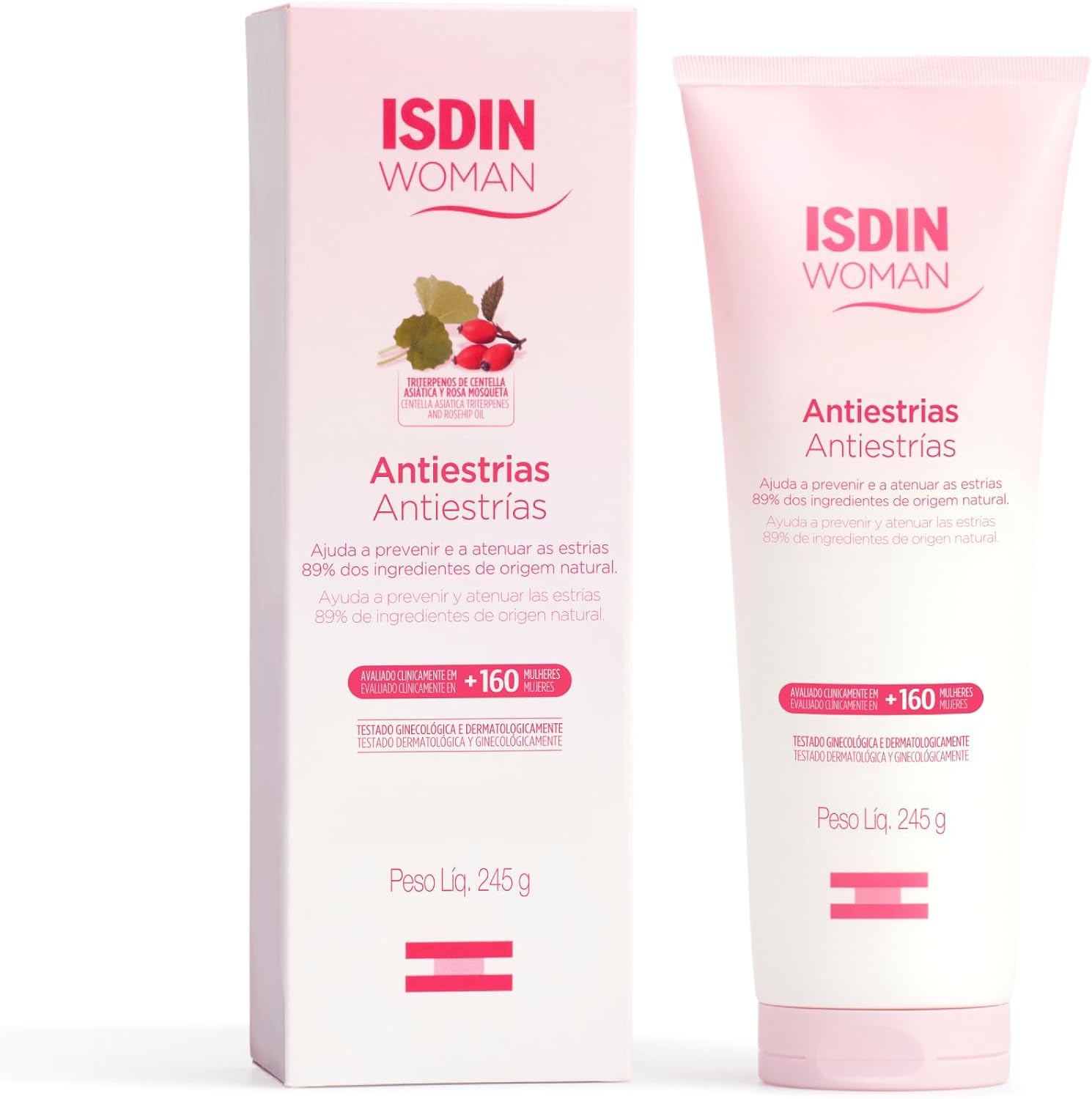 Isdin Creme Corporal Woman Antiestrias Apto para Grávidas - 245G