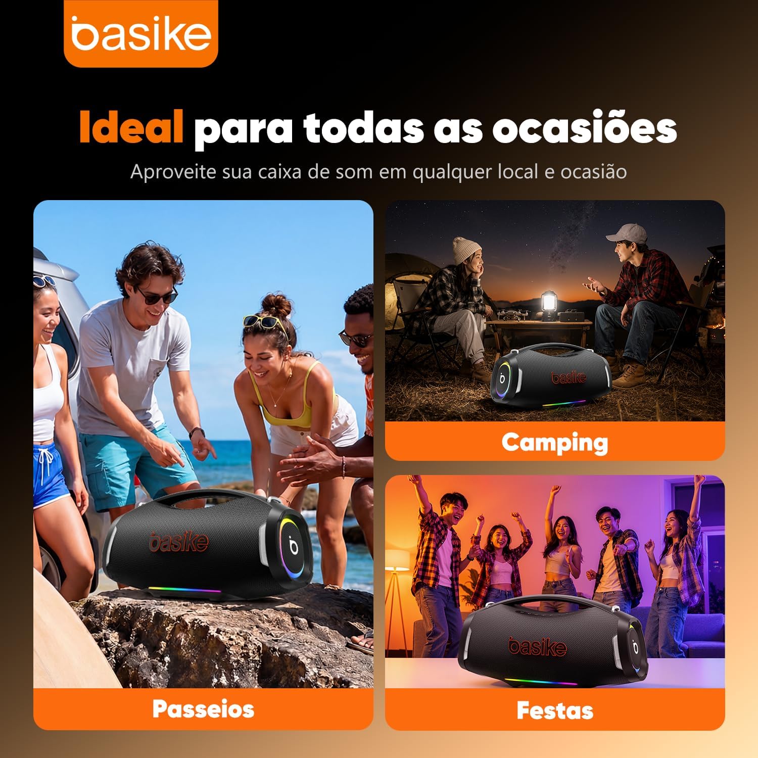 Tamanho físico, presença na mesa/chão e percepção de robustez.