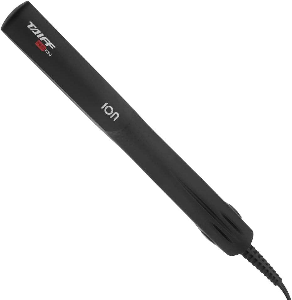Destaca o perfil físico da chapinha, ajudando o leitor a entender ergonomia, tamanho e manuseio.