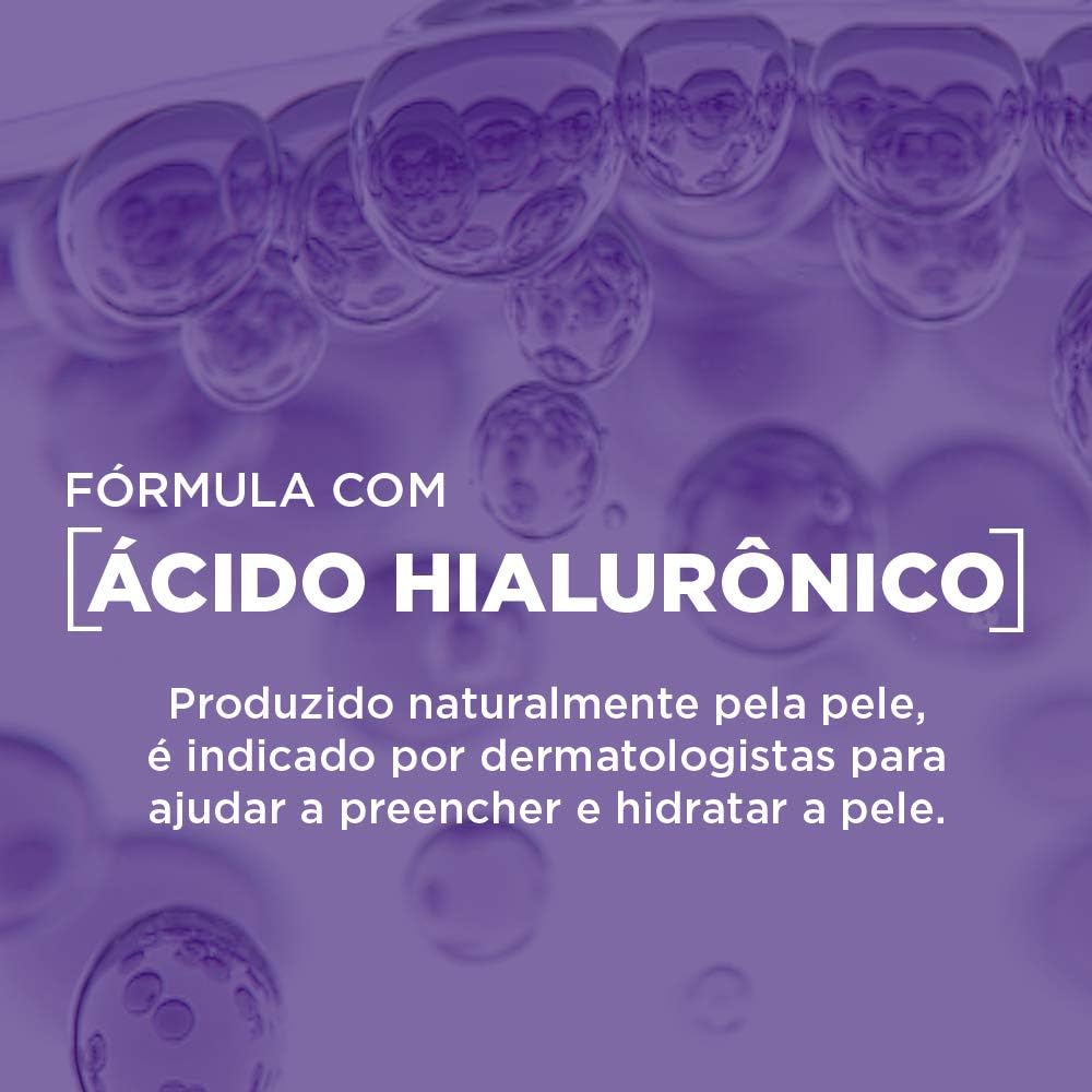 Ajuda a destacar o nome completo, o posicionamento antirrugas e a proposta de uso noturno.