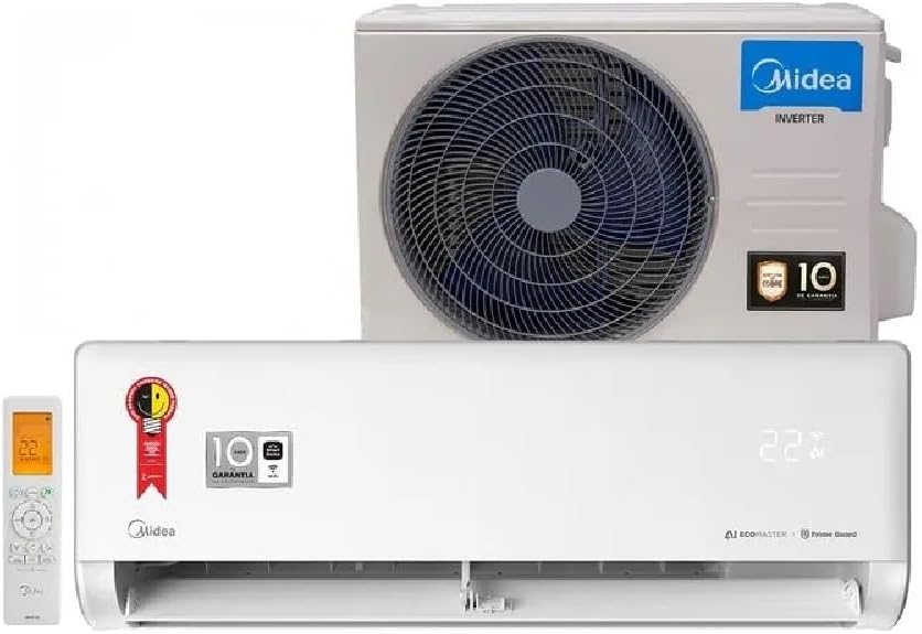 Apresenta o visual do equipamento e ajuda a reforçar a proposta de produto moderno e discreto.