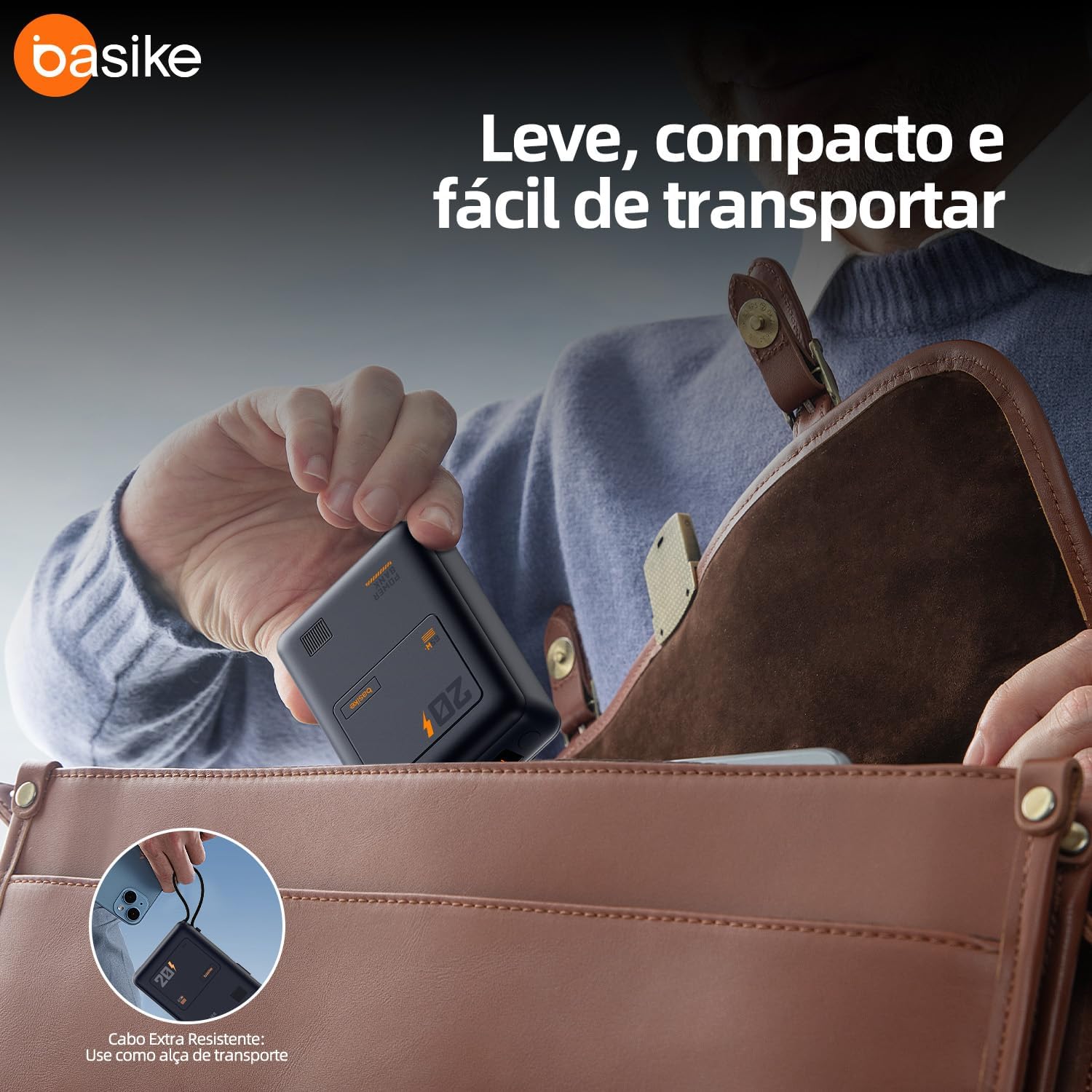 Destaca praticidade no dia a dia e o uso sem precisar de cabos extras.