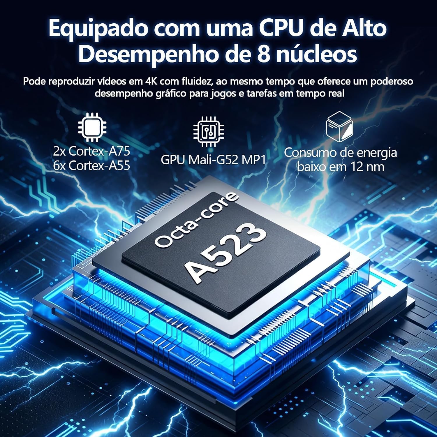 Ajuda a demonstrar especificações importantes como tela, uso com stylus ou experiência visual.
