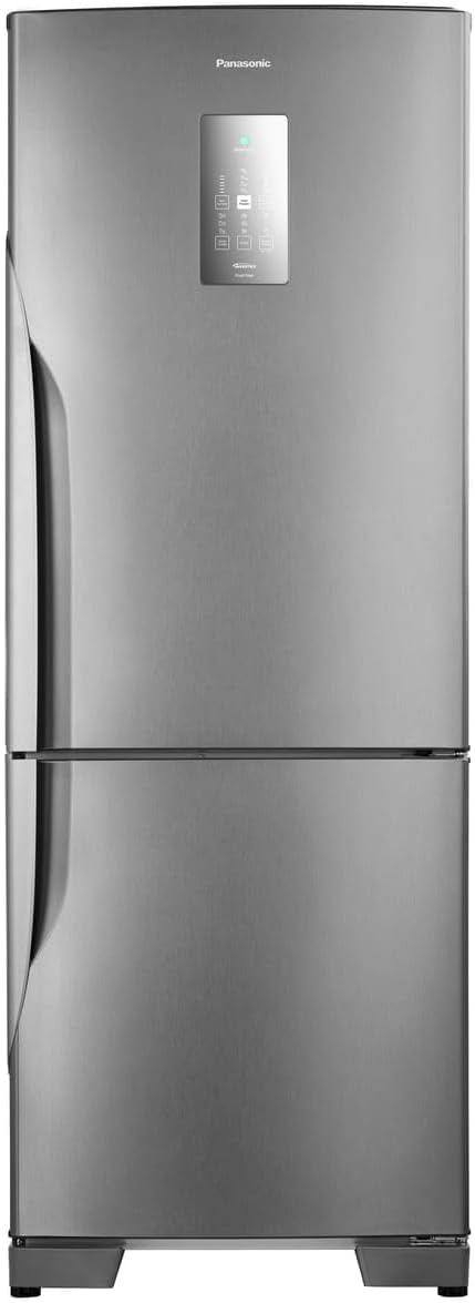 Refrigerador Bottom Freezer Inverter Panasonic de 02 Portas Frost Free com 511 Litros Aço Escovado - Nr-Bb71Pv7X (110V, Volts)
