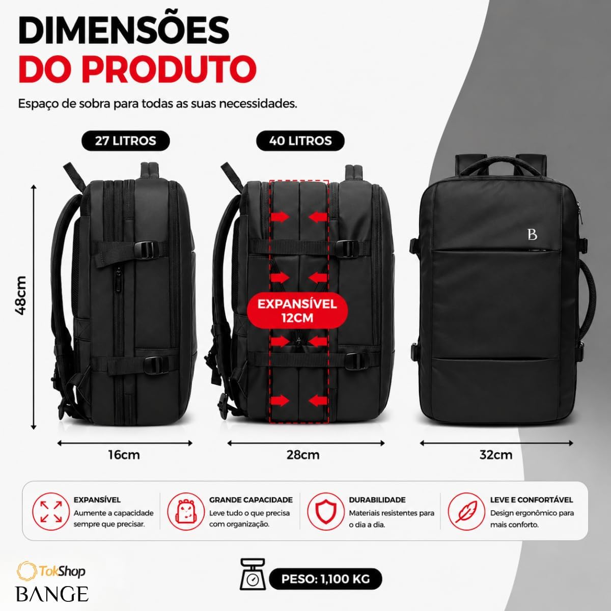 Mostra como ela se comporta no dia a dia, reforçando a ideia de mochila executiva versátil.