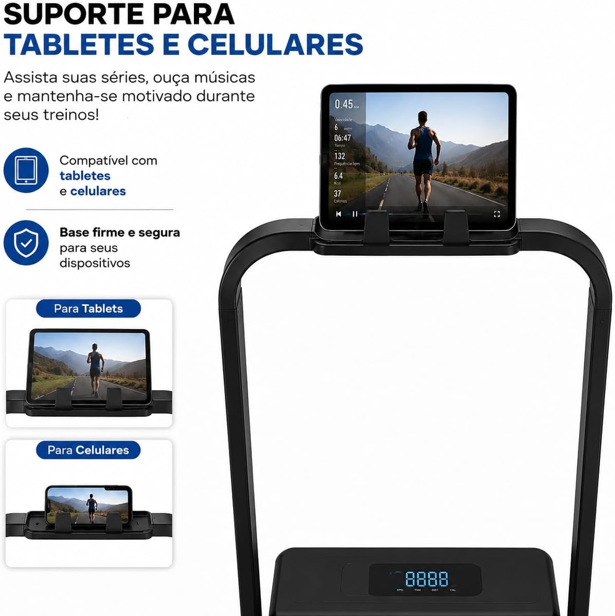 Ajuda a comunicar o posicionamento para uso residencial e ambientes compactos.