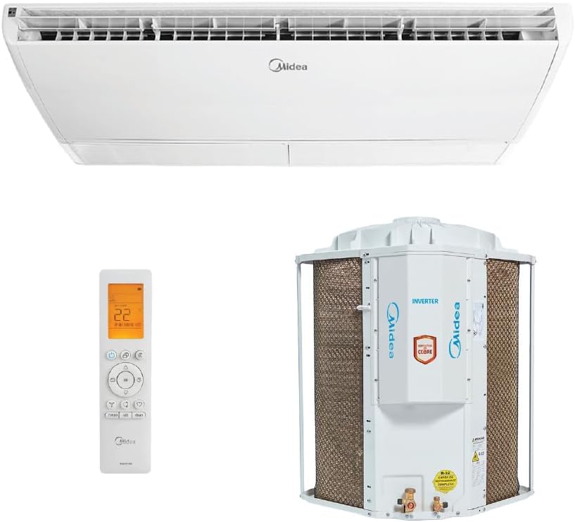 Ar Condicionado Split Teto Inverter Midea Connect 60.000 Btus Frio 220V R-32