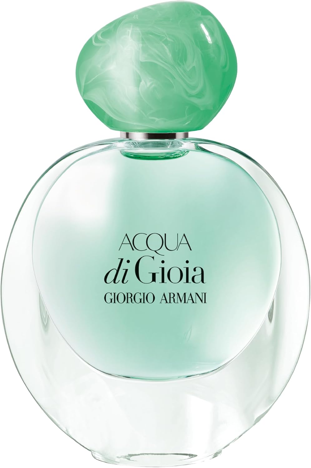 Apresenta o frasco, o design premium e a identidade visual do Acqua di Gioia.