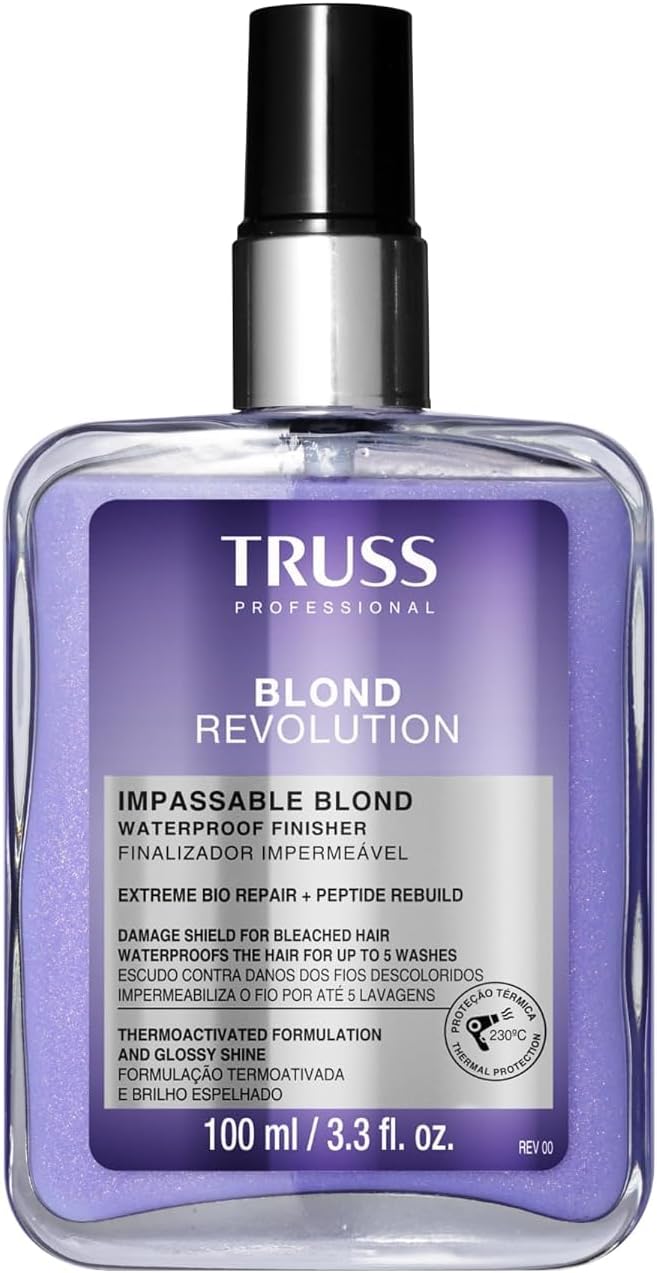 Truss Blond Revolution Impassable | Finalizador Impermeável para Cabelos Loiros | 100Ml