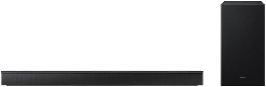 Mostra o conjunto principal do produto e reforça a proposta de sistema 3.1 com subwoofer incluso.