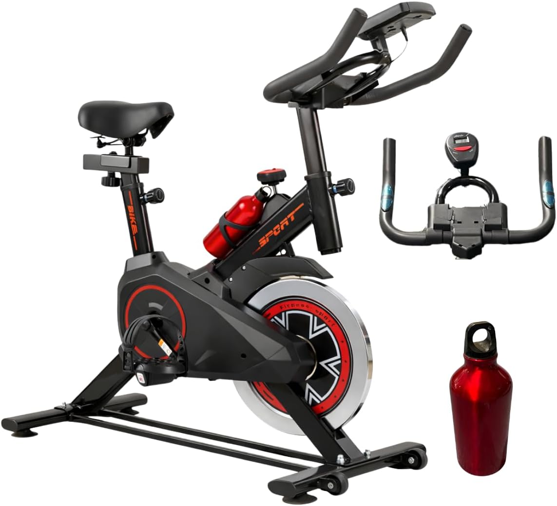 Apresenta o conjunto geral do produto, design, porte e proposta visual da bike para uso residencial.