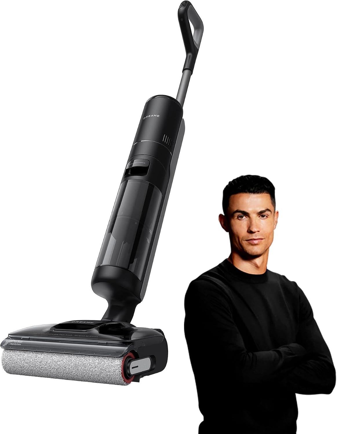 Dreame H60 Gt, Aspirador Vertical sem Fio Seco e Úmido, Sucção 21Kpa, Manuseio Leve, 0 Emaranhados, Reclinável 180°, Limpeza com Escova Dupla, Lavagem Quente 90°C, Limpeza com Água Fresca, 220V-240V