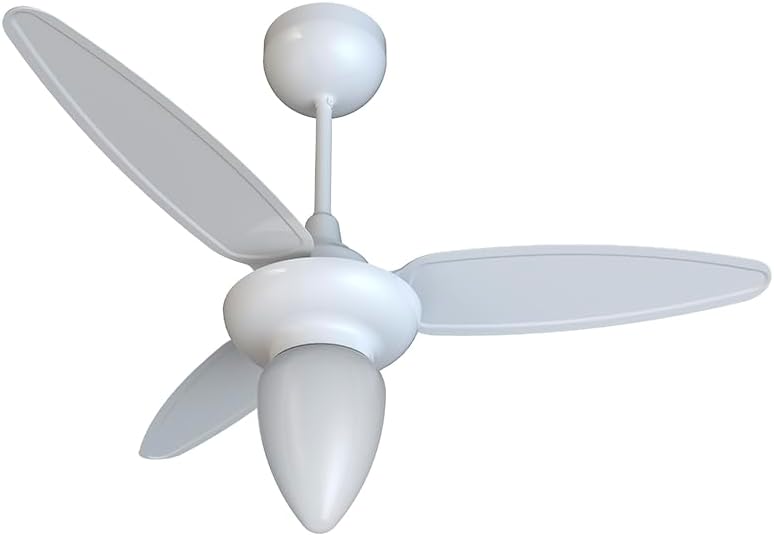 Apresenta o visual geral do modelo e a proposta de acabamento branco, útil para mostrar design e identificação rápida do item.