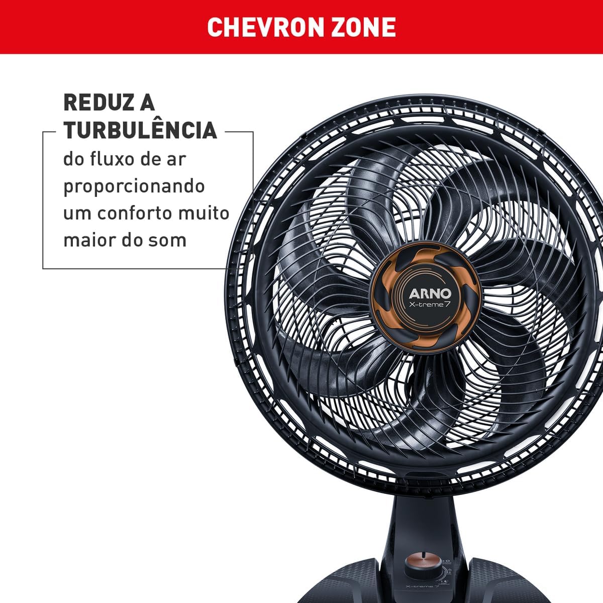 Mostra como o ventilador se encaixa no dia a dia e transmite a sensação de tamanho e presença no ambiente.
