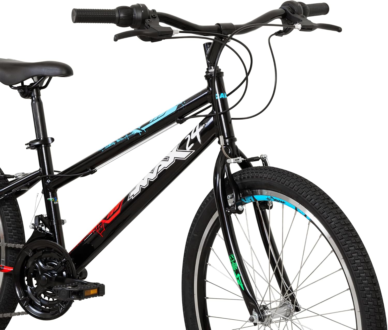 Ajuda a avaliar tamanho, ergonomia visual e adequação para ciclista juvenil.