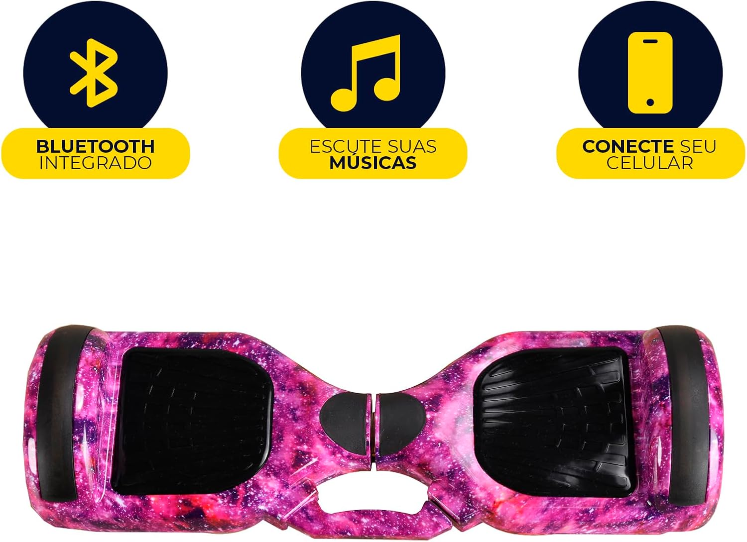 Ajuda a comunicar experiência de uso, mobilidade recreativa e aspecto de diversão.