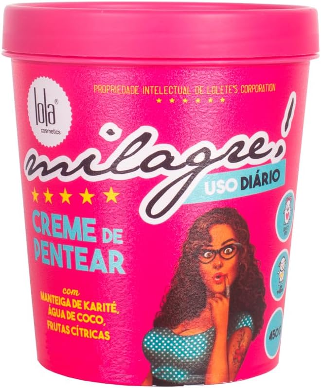 Milagre Creme para Pentear 450G, Lola Cosmetics