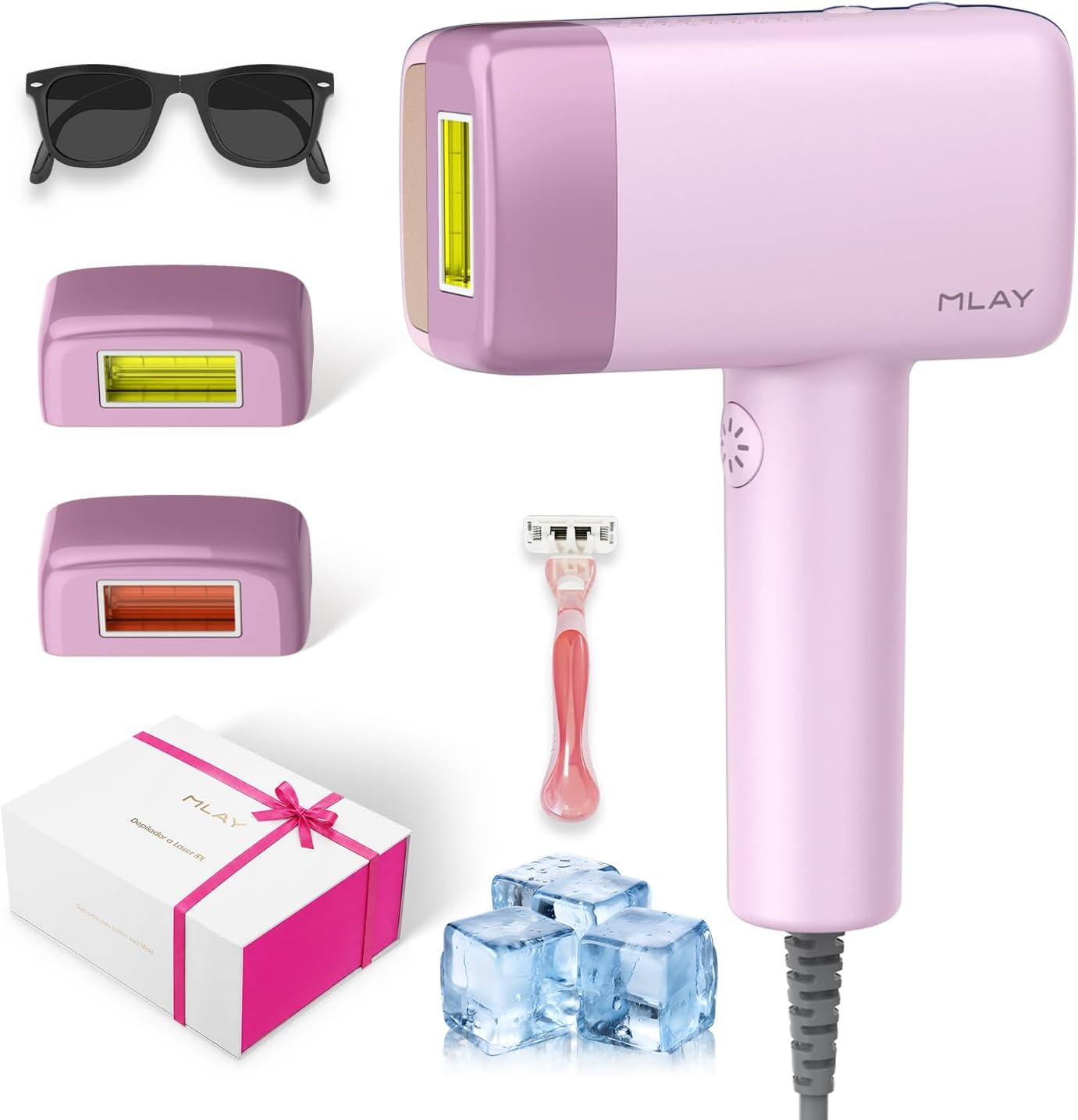 Depilador a Laser Ipl Mlay T14, 1.500.000 Disparos, Anvisa, Bivolt