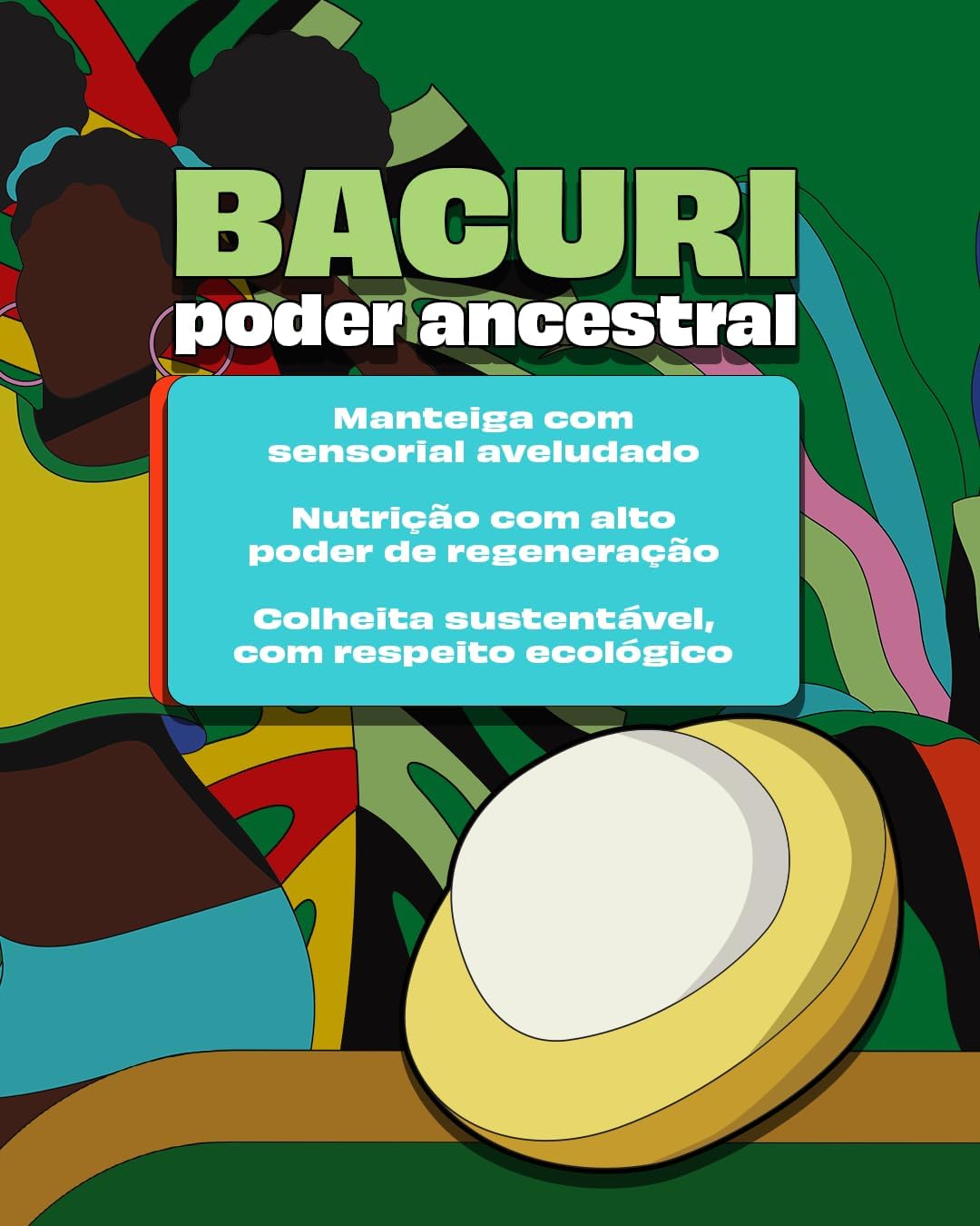 Contribui para explicar a proposta de alta fixação com toque nutritivo e acabamento sem rigidez.