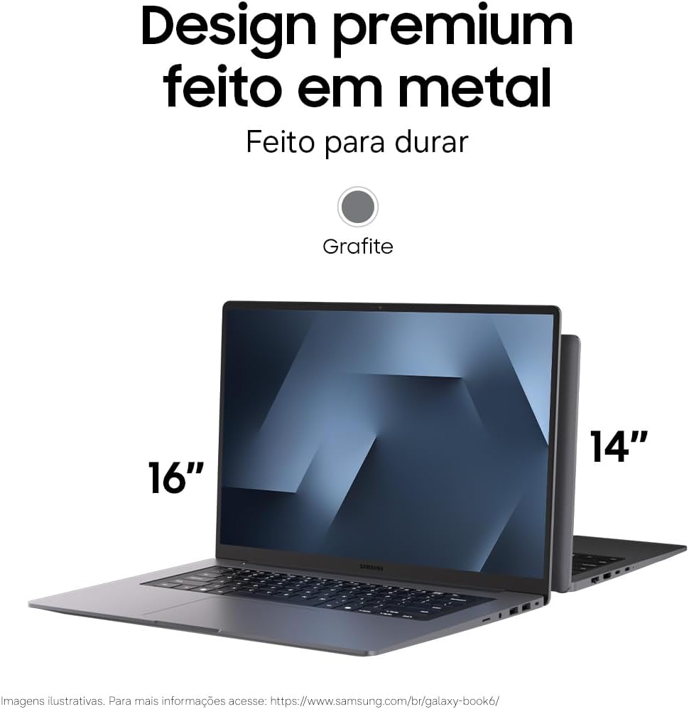 Destaca portabilidade, construção e o argumento de ser um notebook leve e fino para transporte diário.