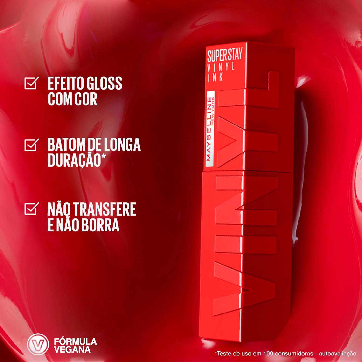 Serve para destacar o tom Cheeky e a proposta de acabamento espelhado, reforçando a estética do produto.