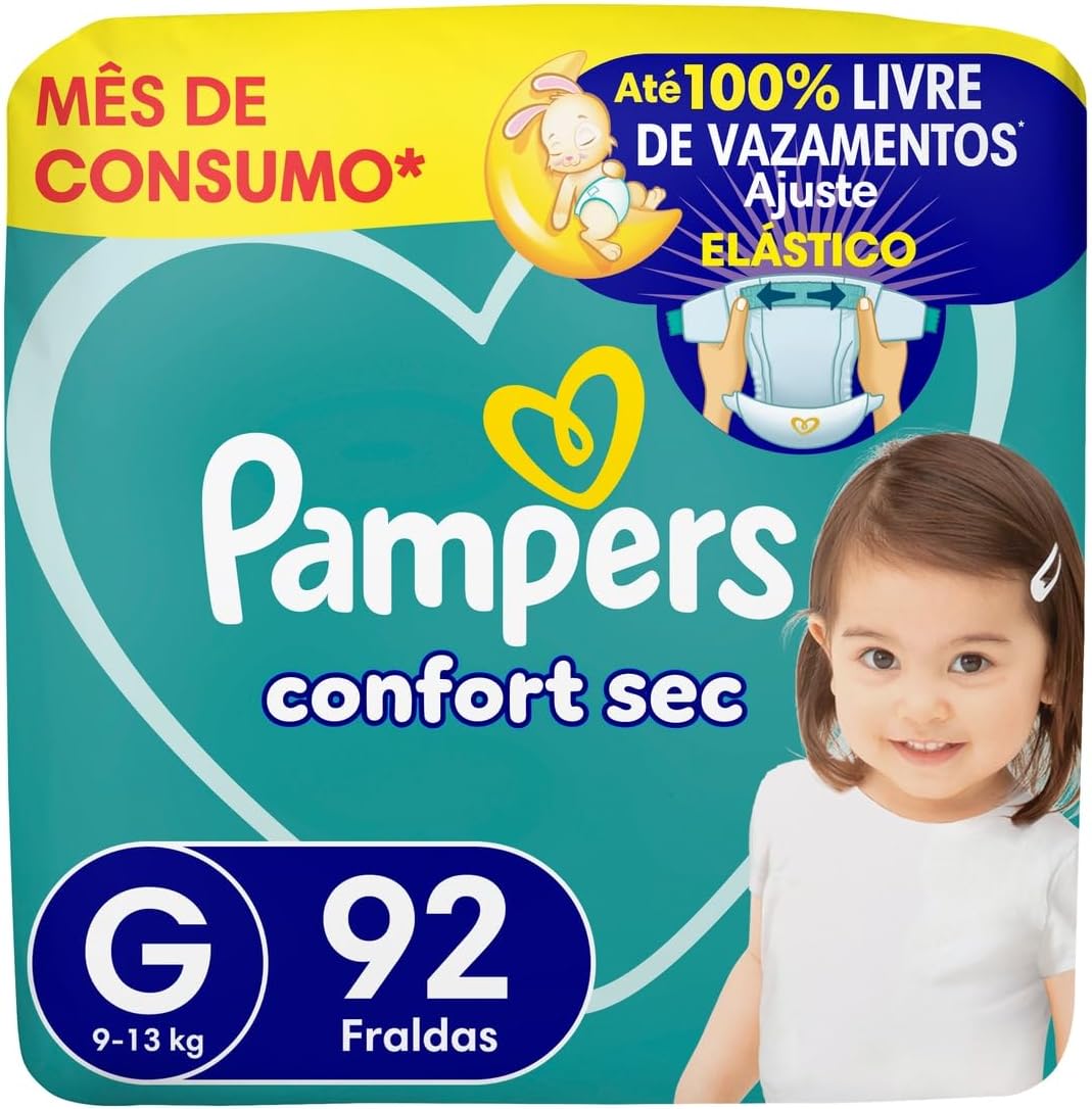 Identificação imediata do produto, marca, tamanho e quantidade da embalagem.