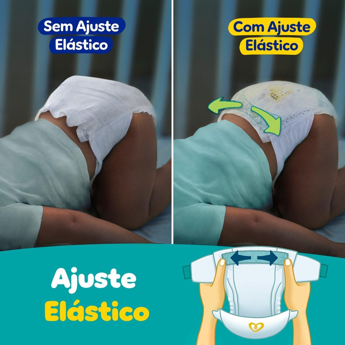 Ajuda a destacar um benefício central da Pampers Confort Sec no review.