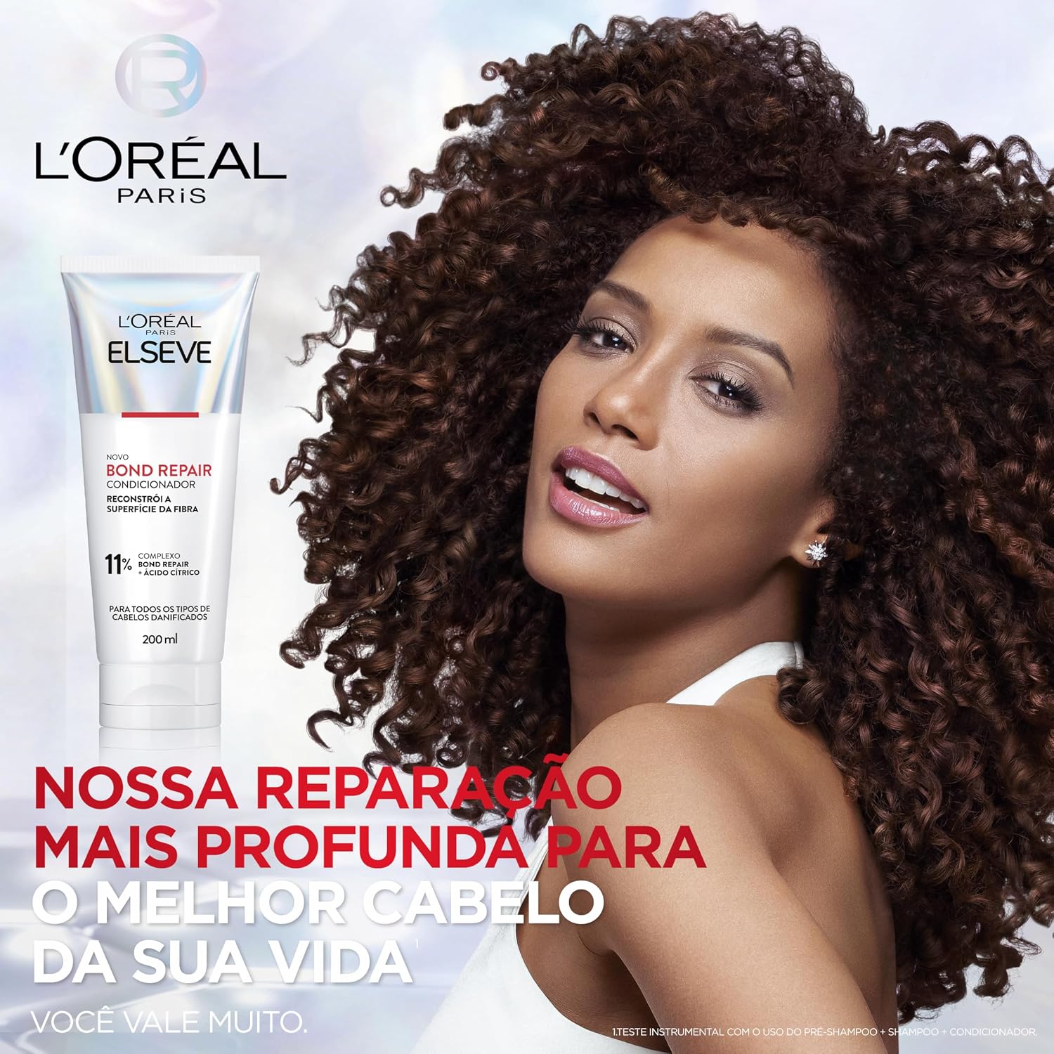 Reforça a ideia de sinergia entre pré-shampoo, shampoo e condicionador.