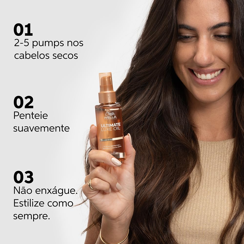 Mostra detalhes da embalagem e reforça percepção de produto profissional.