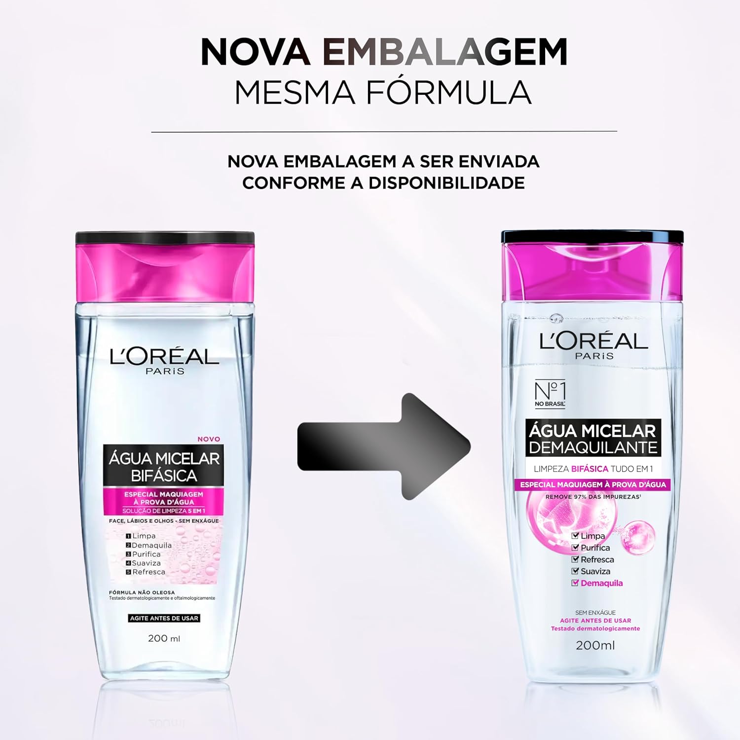 Explica o diferencial do produto em relação a uma água micelar comum.
