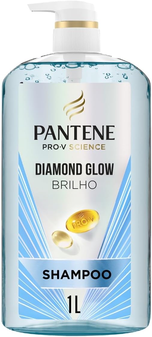 Pantene Pro-V Shampoo Diamond Glow Brilho e Hidratação 1 L