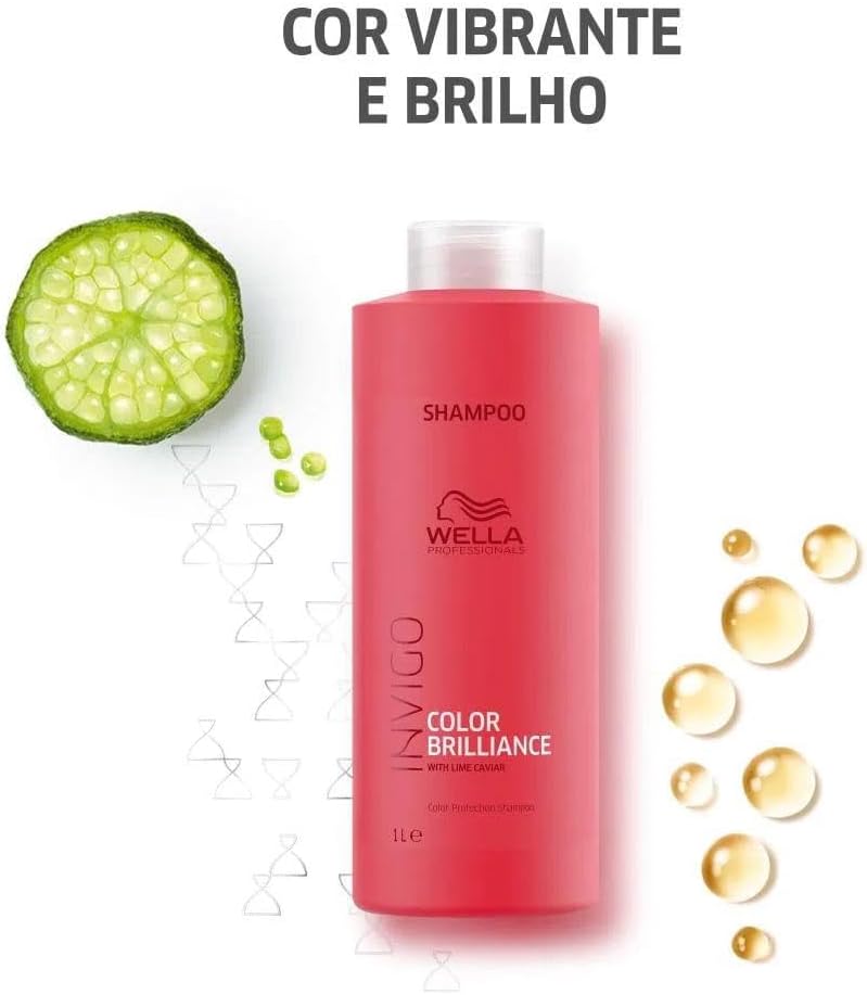 Evidencia branding, linha Brilliance e possível leitura de informações do rótulo.