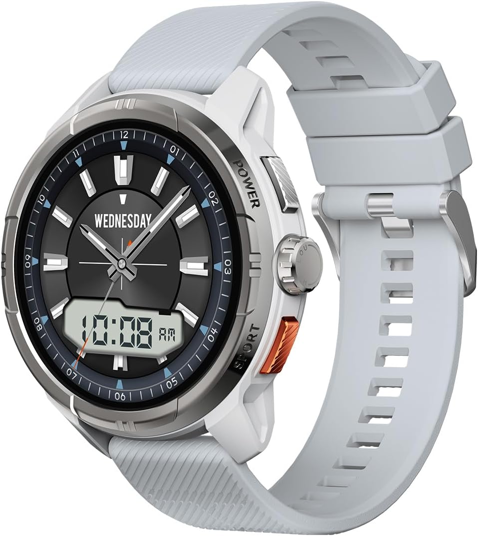 Haylou Solar Ultra Smartwatch para Mulheres e Homens, Prata
