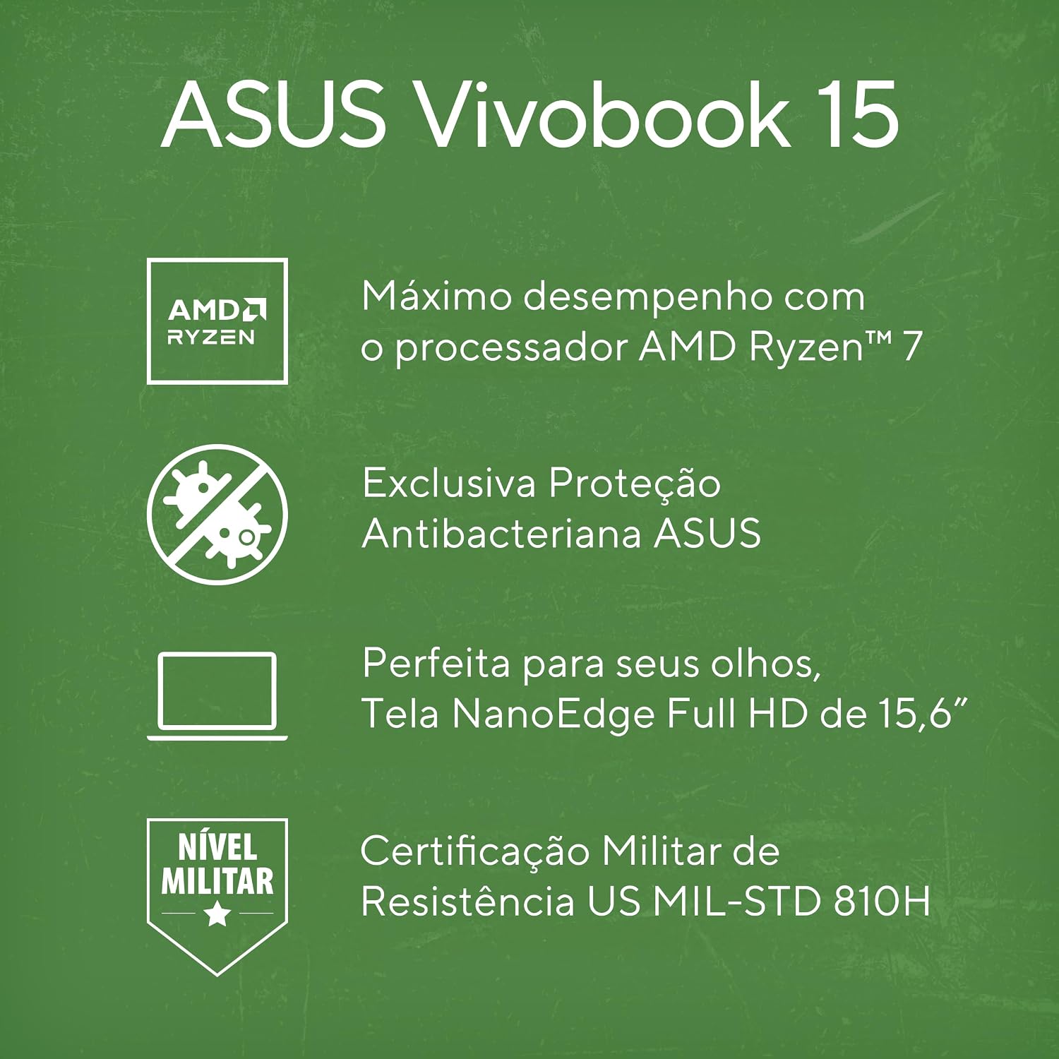 Ajuda a destacar portabilidade, acabamento e perfil compacto.
