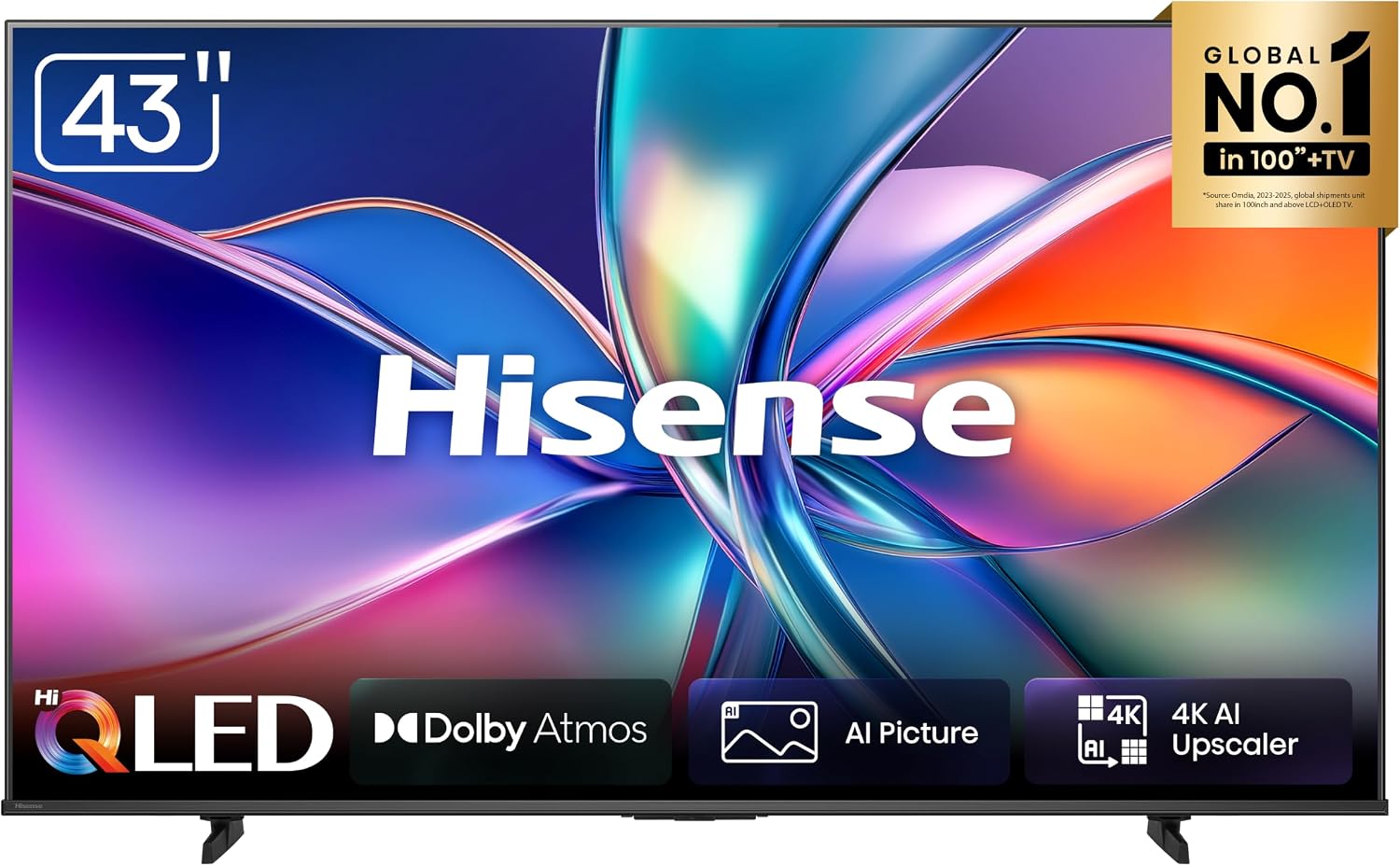 Hisense Smart Tv 4K Hi-Qled 43" Polegadas 43Q6Qvv